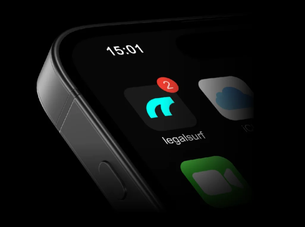 App mobile de LegalSurf